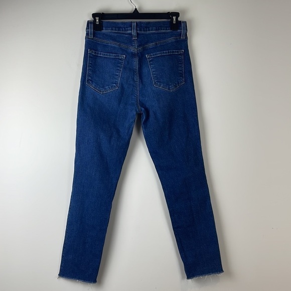 J Brand Maria High-Rise Skinny Jeans Raw Hem Size 27 - Picture 3 of 13
